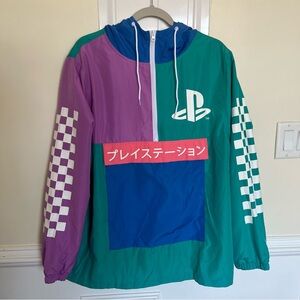 PlayStation Multicolor Windbreaker Jacket